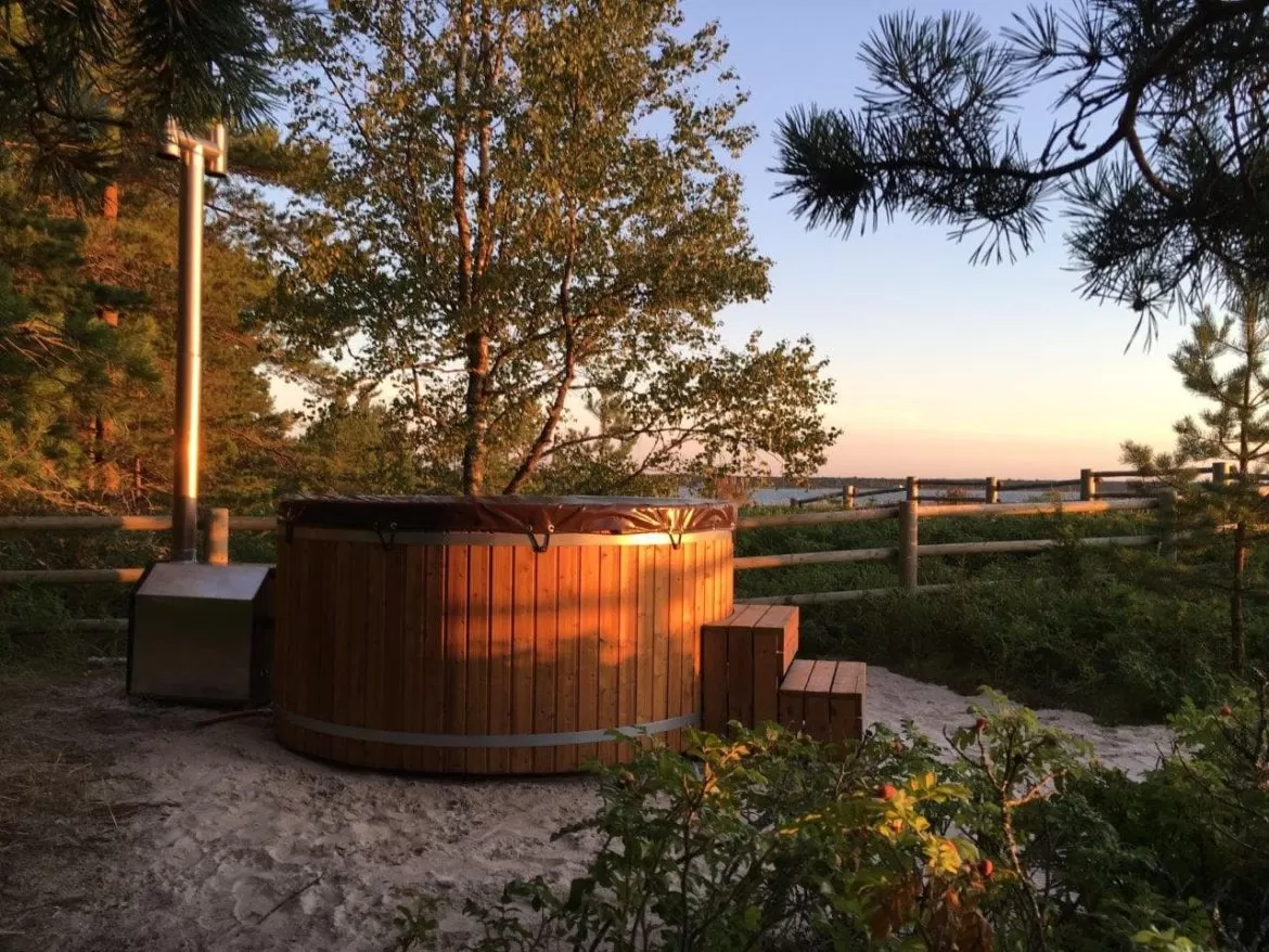 Sauna Sell Badefass (Hot Tub) Lux Basic ∅ 200 cm