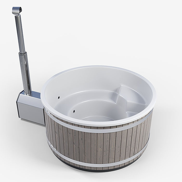 Premium Step In Hot Tub / Premium Badefass (8-10 Personen) – Bild 14