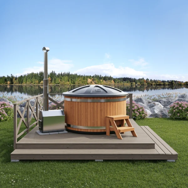 Premium Step In Hot Tub / Premium Badefass (8-10 Personen) – Bild 7