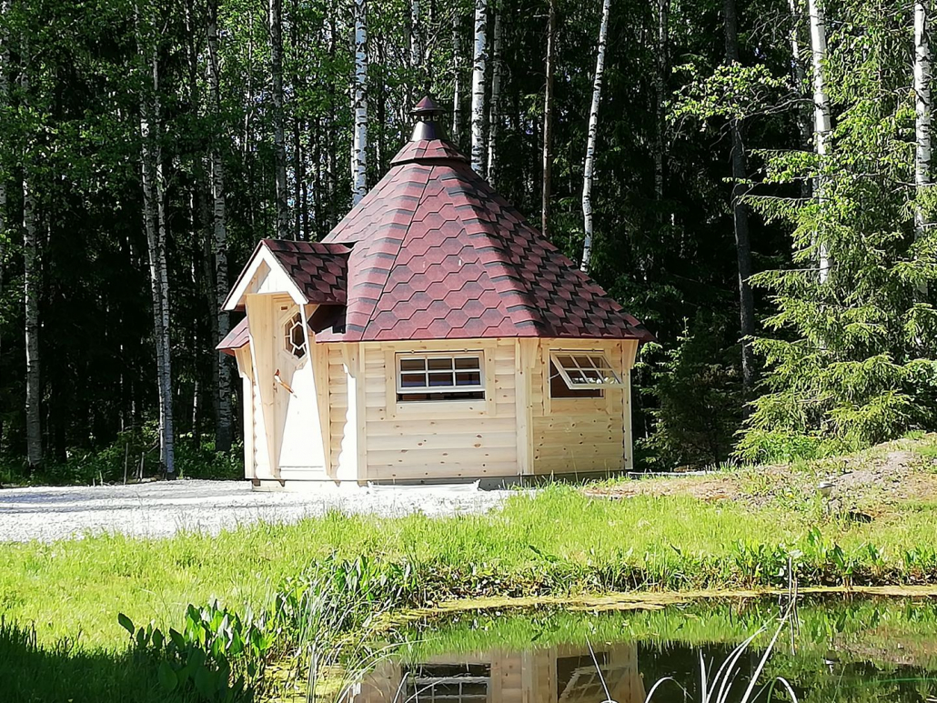 Premium Grillhütte / Grillkota 12 m² aus Holz inkl. Transport – Bild 5