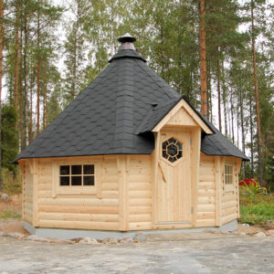Kombi-Zweiraum-Saunakota "Björn" 17m²