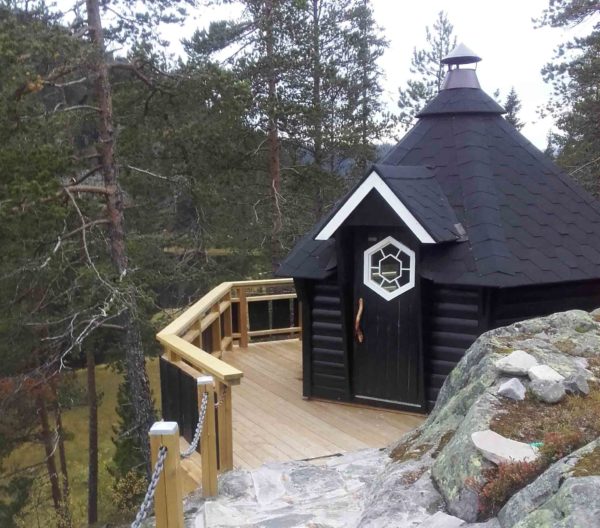 Premium Grillhütte / Grillkota 9 m² aus Holz inkl. Transport – Bild 5
