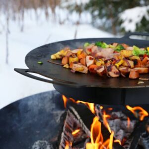 Muurikka-Familien-Pfanne, 48 cm mit Anschraubbeinen und Schutztasche