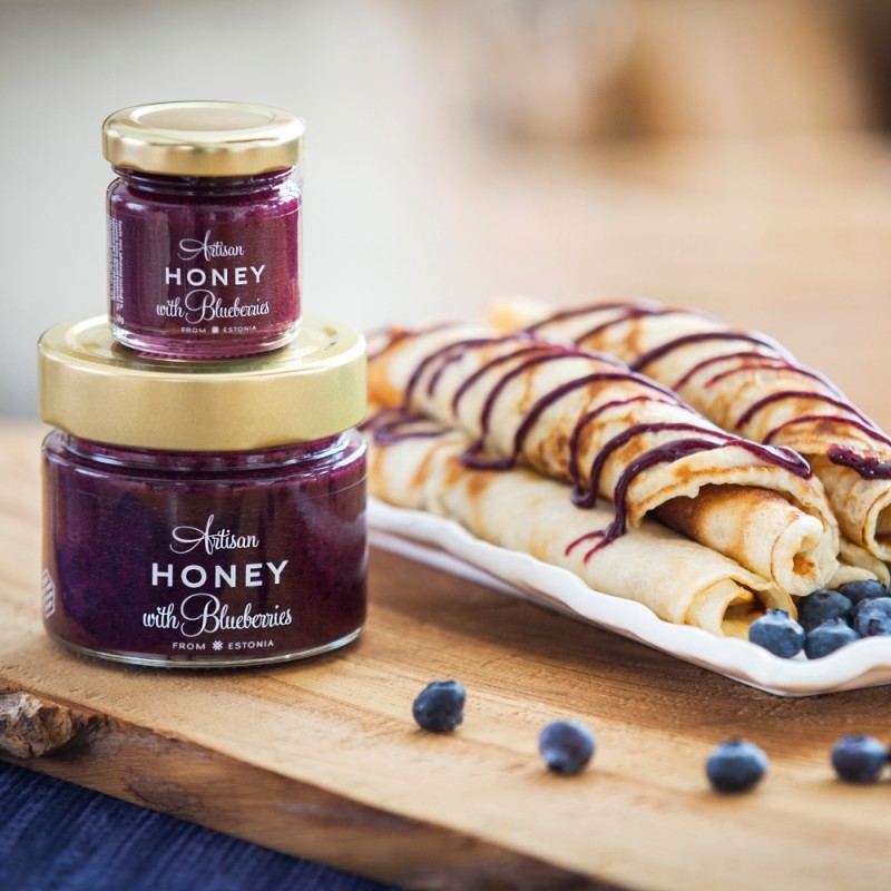 Artisan Honig mit Blaubeeren