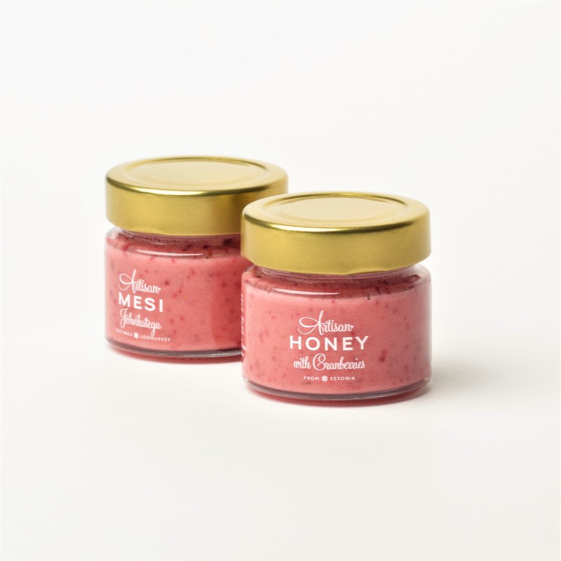 Artisan Honig mit Preiselbeeren – Bild 2