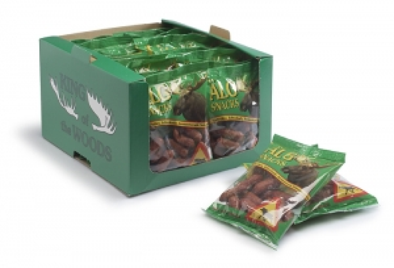 Direkt Chark Salami-Snacks mit Elchfleisch (Älg Snacks) 150g – Bild 2