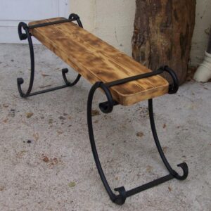 Sitzbankhalterung, geschmiedet