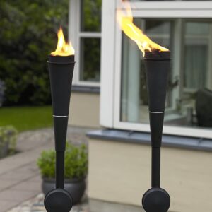 Gartenfackel "Swing" - Stabfackel für Lampenöl