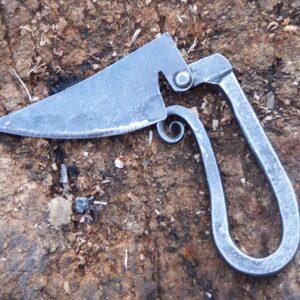 Kleines Viking -Klappmesser handgeschmiedet