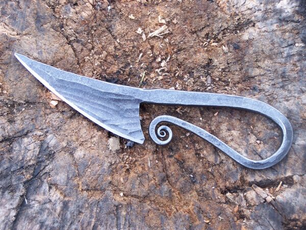Großes Viking -Allzweckmesser handgeschmiedet