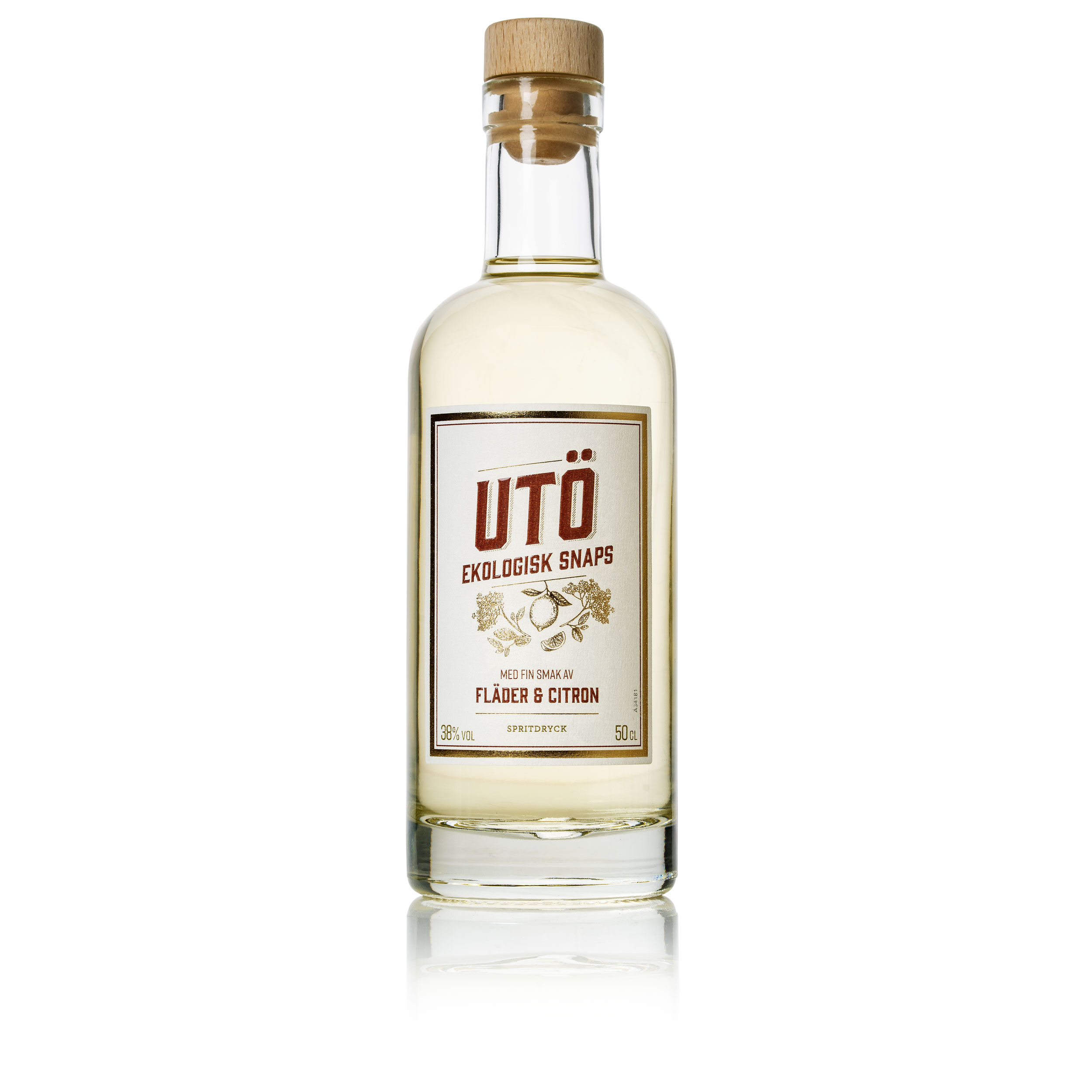 Saturnus Utö Schnaps 38% vol., 500ml – Bild 2