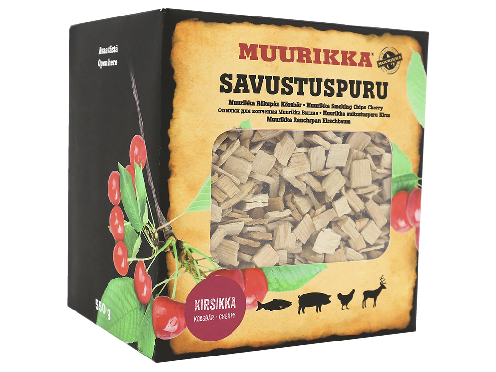 Muurikka - Grobe Räucherspäne Kirsche 550g