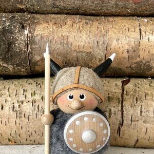 Wikingerjunge mit Schild & Speer